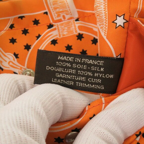 HERMES Orange Pouch - Picture 8 of 10